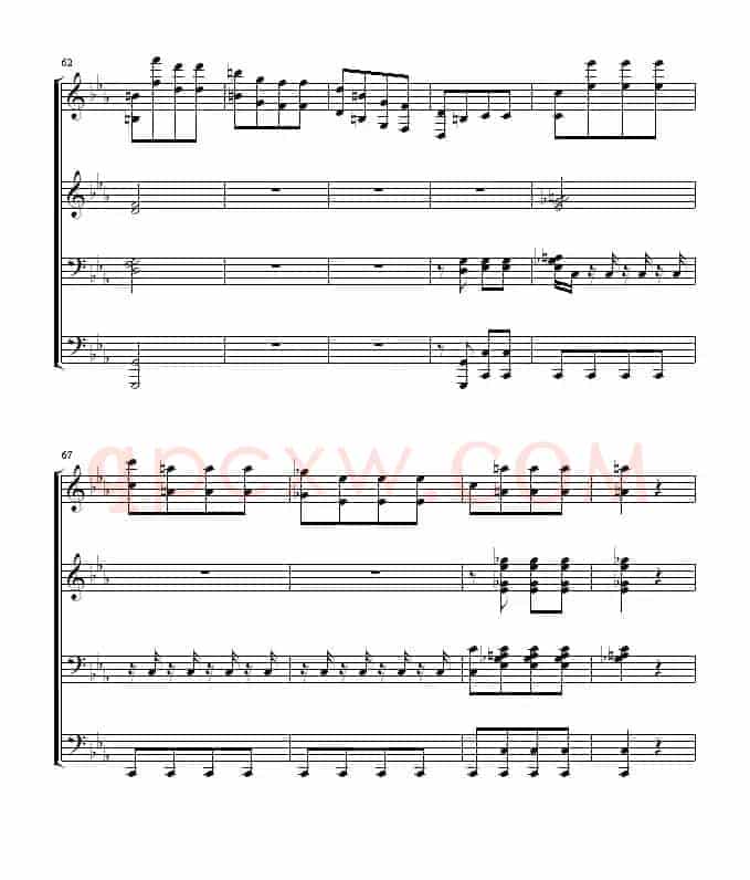 命运交响曲（四手联弹）