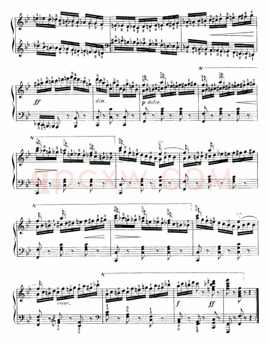 40首车尔尼Op.299钢琴快速练习曲（NO.31）