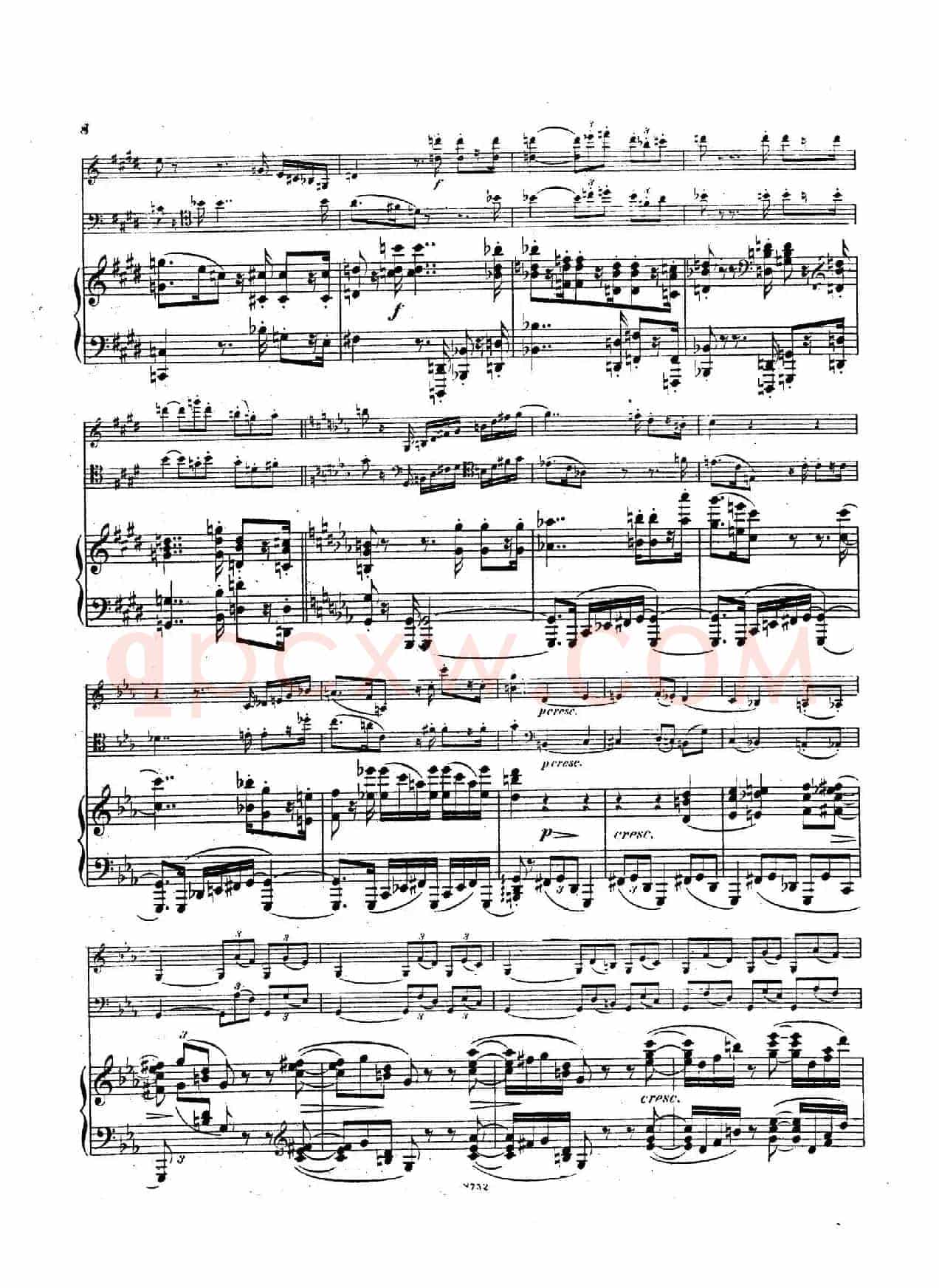Piano Trio No.3 in c Minor Op.101(c小调第三钢琴三重奏)