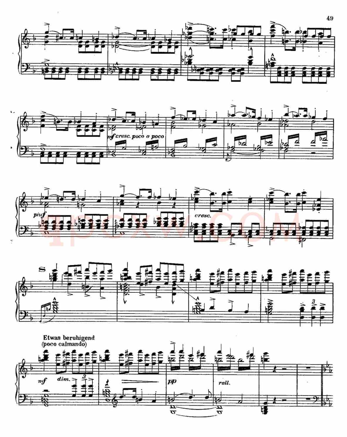 Symphony No.3 in d Minor - Solo Piano(d小调第三交响曲·钢琴独奏版·Ⅳ)
