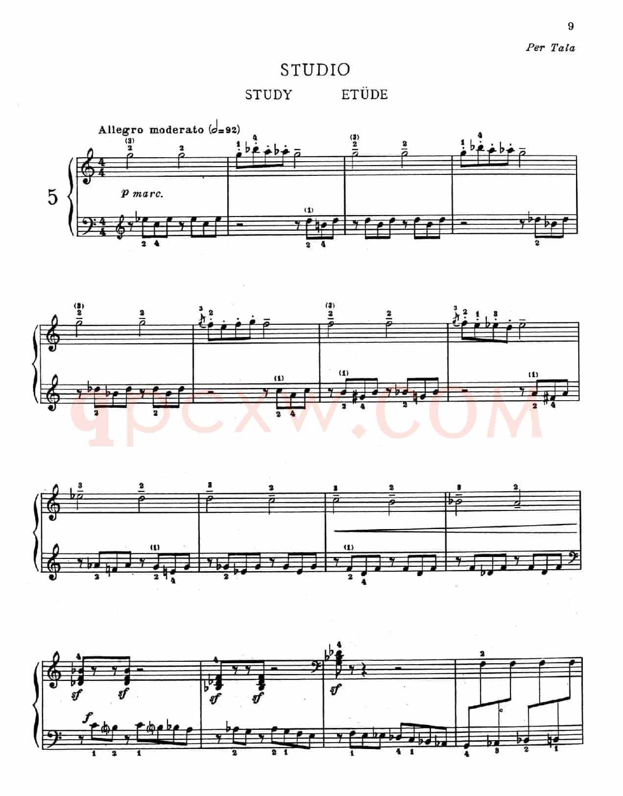 Children's Album Book 1 Op.62(儿童钢琴曲集·5)