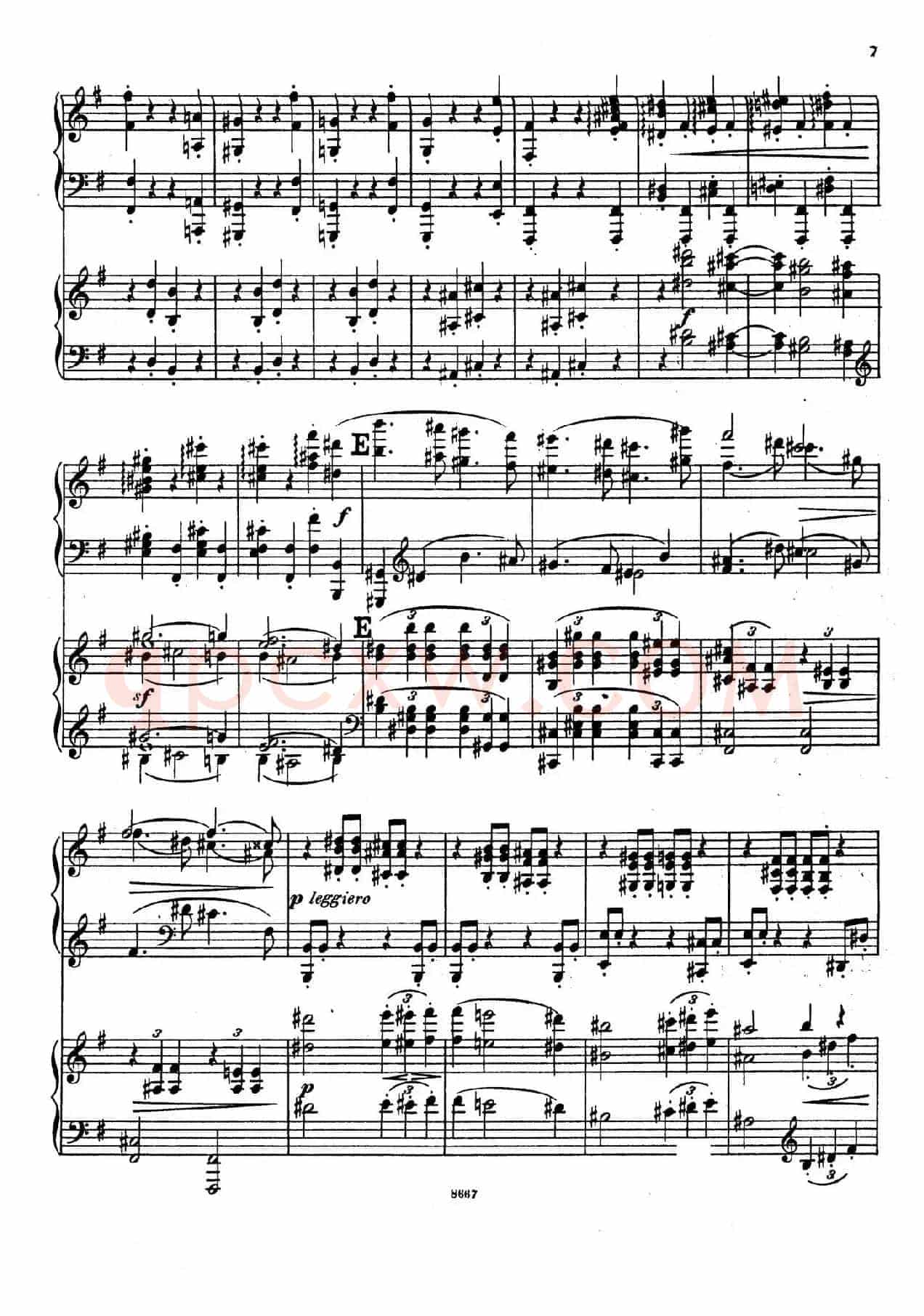 Symphony No.4 in e Minor Op.98(e小调第四交响曲·双钢琴)