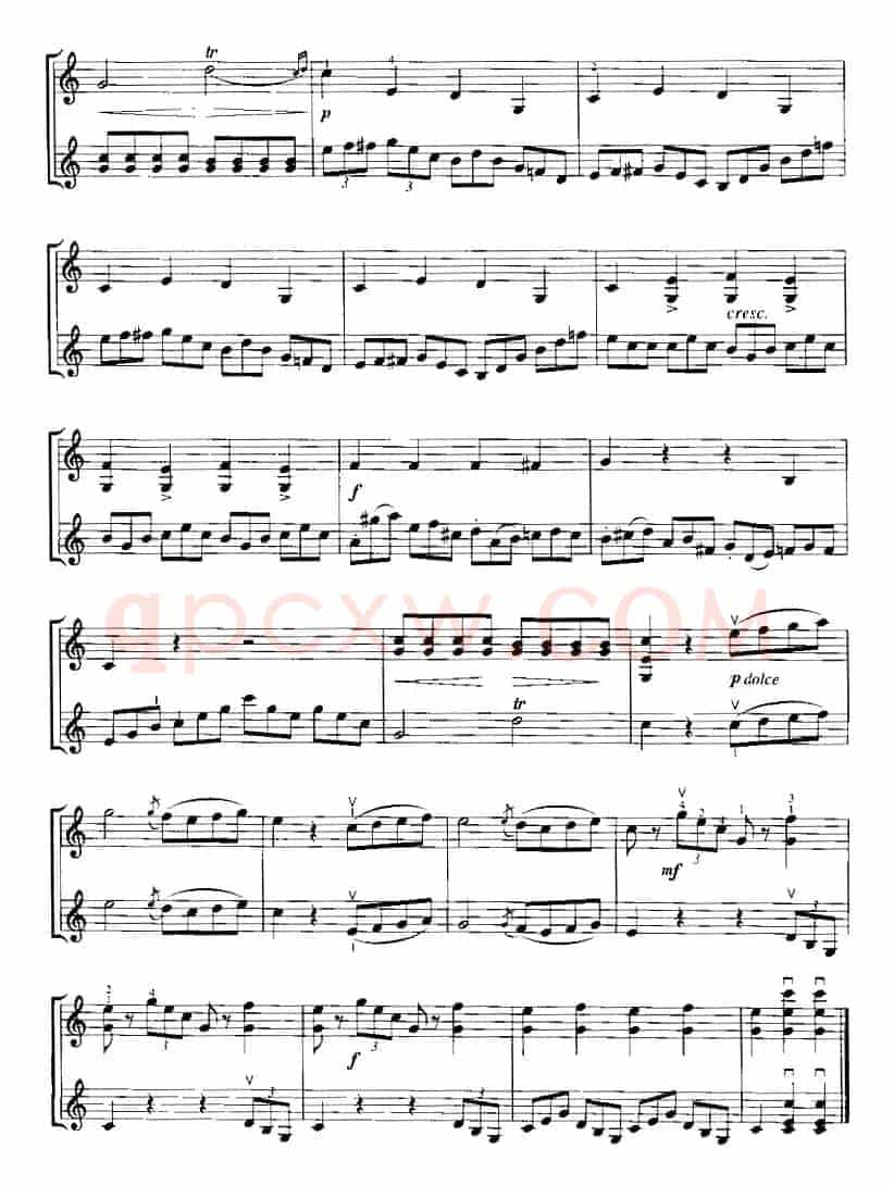 霍曼《小提琴基础教程》选曲：小二重协奏曲
