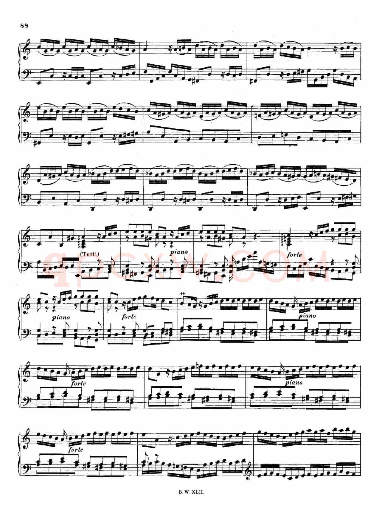 16 Concertos BWV 972-987(十六首为独奏古钢琴而作的协奏曲)(P21——30)