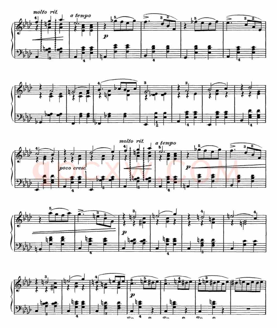 柴可夫斯基 四季 12月 圣诞节 降A大调 Christmas A flat major