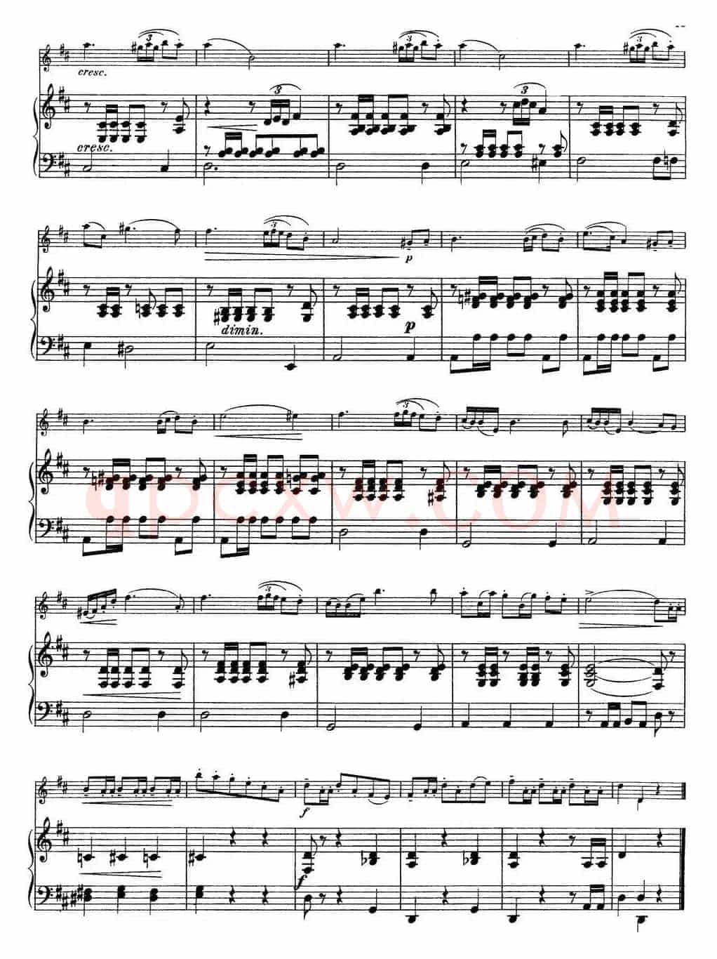25首小提琴曲合集：Polonaise.（SIEGFRIED JACOBY. Op.70，No.1）（小提琴+钢琴伴奏）