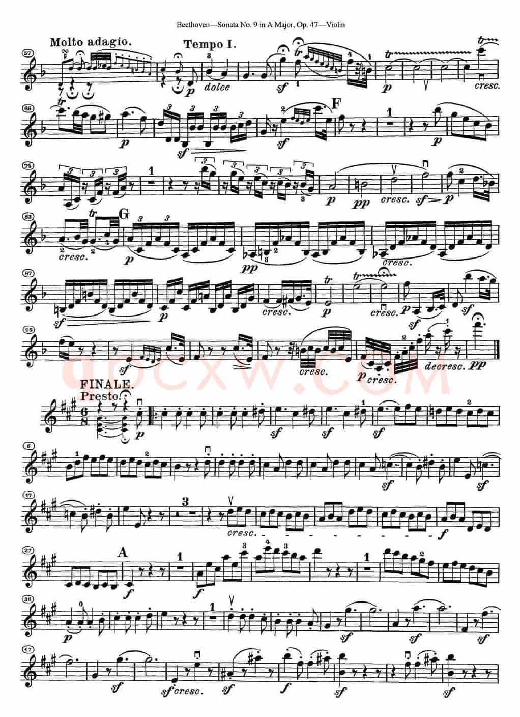 Violin Sonata No.9 in A Major Op.47