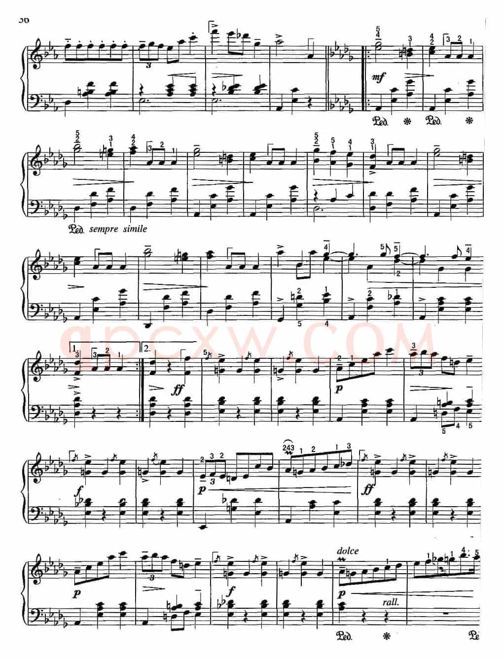 不可不弹的世界钢琴名曲：辉煌的大圆舞曲