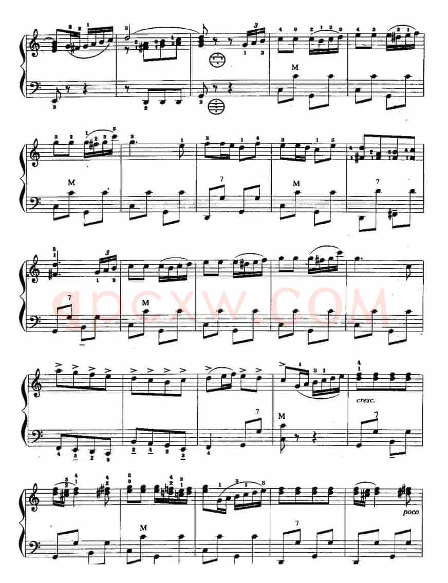 儿童手风琴曲：美国巡逻兵