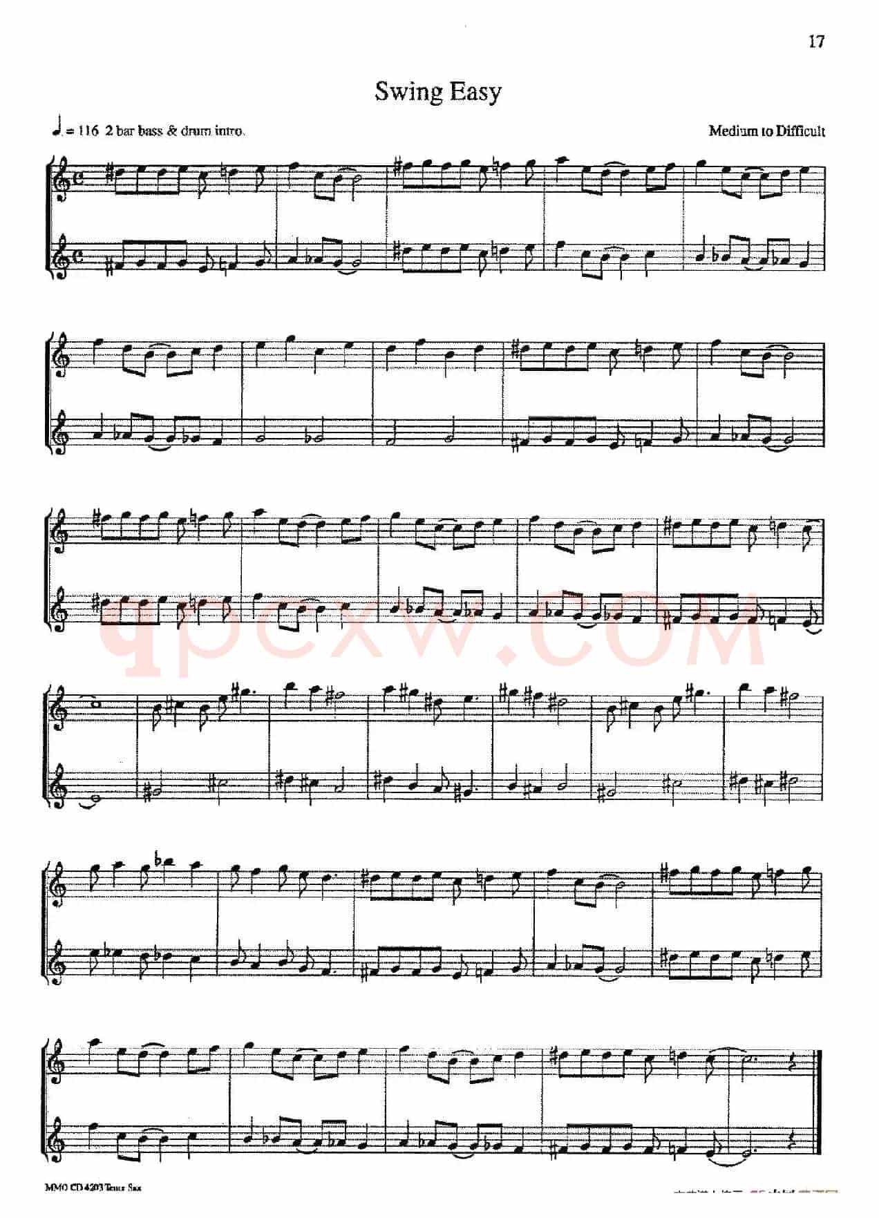 16首爵士二重奏：Swing Easy