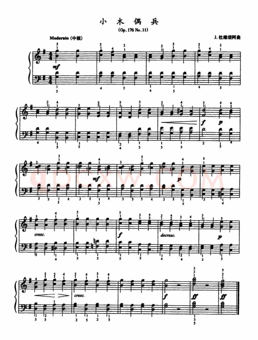 小木偶兵（Op.176 No.11）