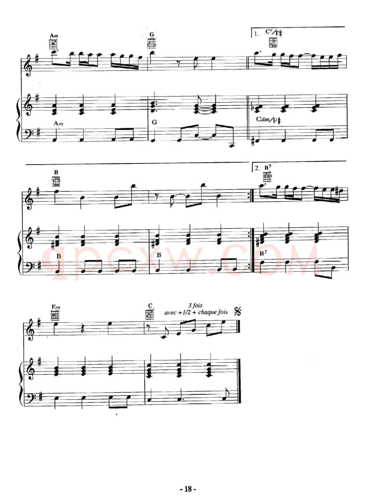 电影配乐大师莫瑞康最佳20首钢琴谱（Best of Ennio Morricone·4）