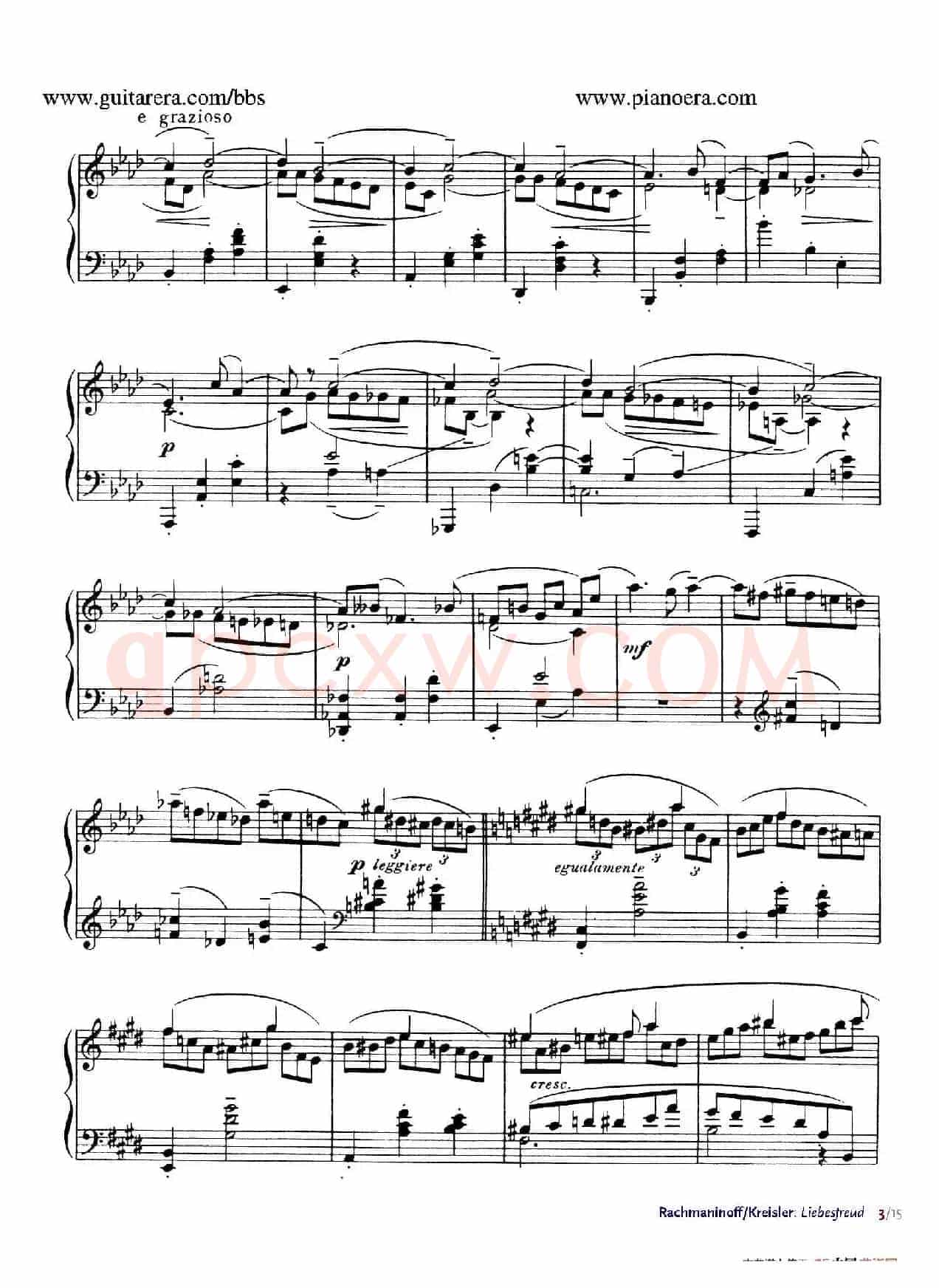 Liebesfreud(爱的喜悦)(钢琴独奏版)