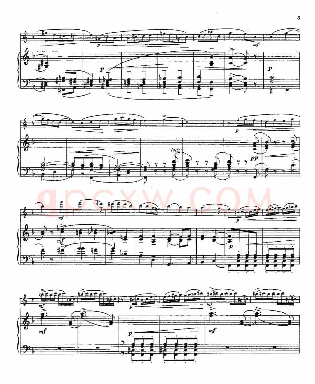 Le Tourbillon（Op.57 No.3）（长笛+钢琴伴奏）