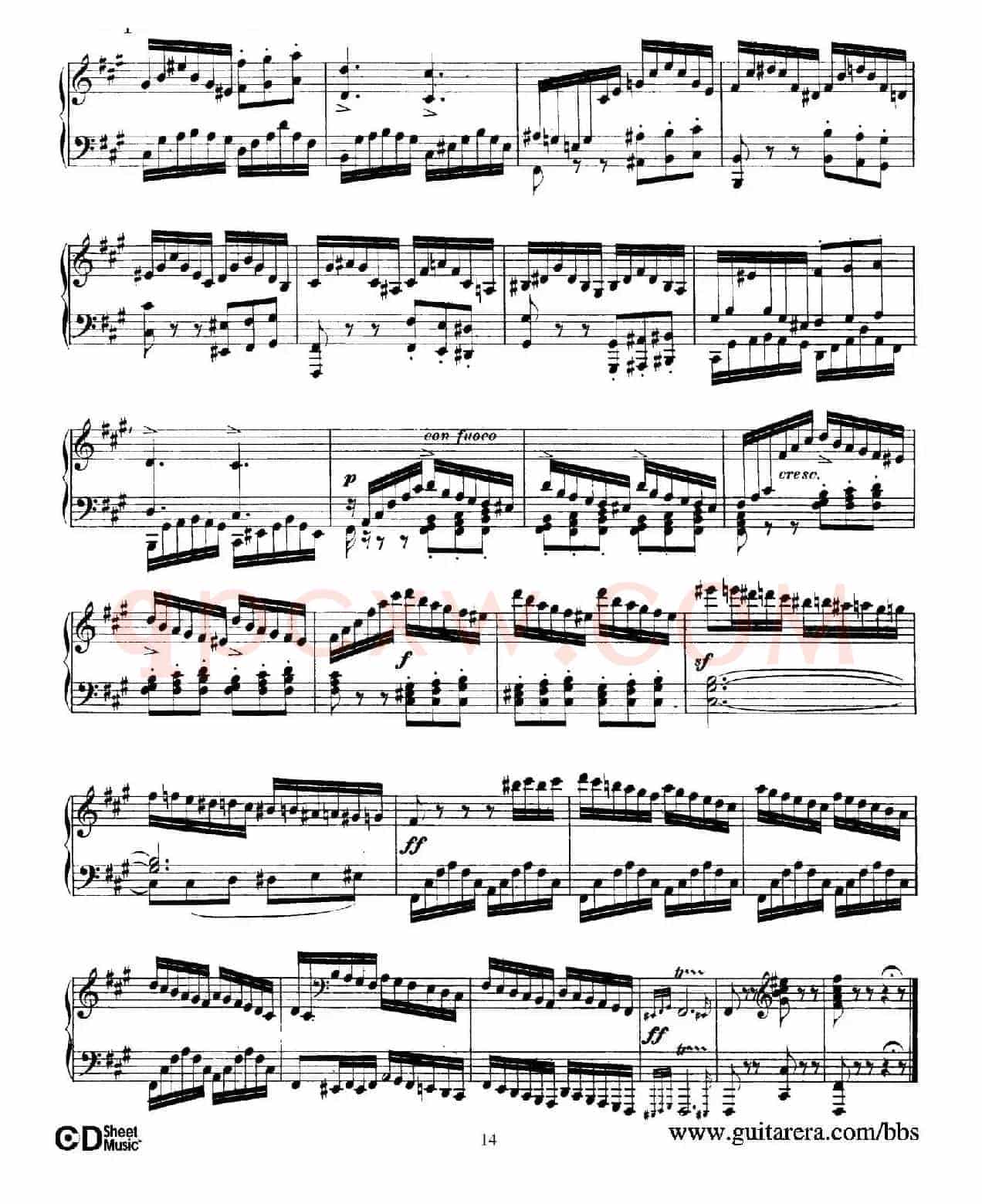 Fantasy in f-Sharp Minor Op.28(升f小调幻想曲)