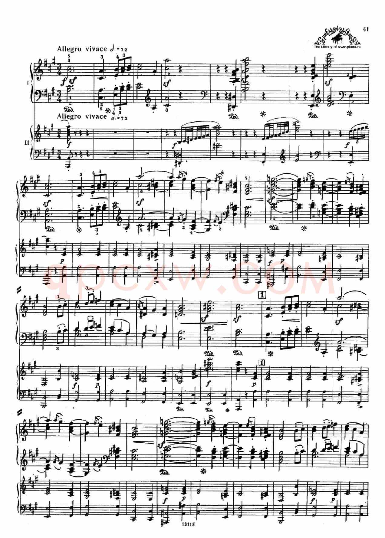 Piano Concerto in a Minor Op.54（a小调钢琴协奏曲·双钢琴）