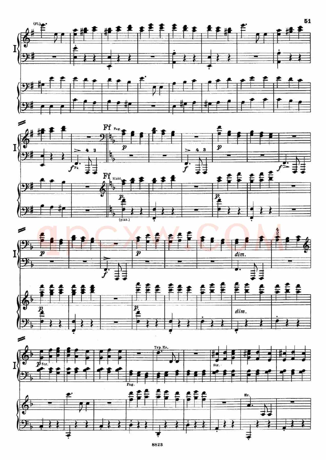 d小调第九交响曲 Op.125(双钢琴P43——52)