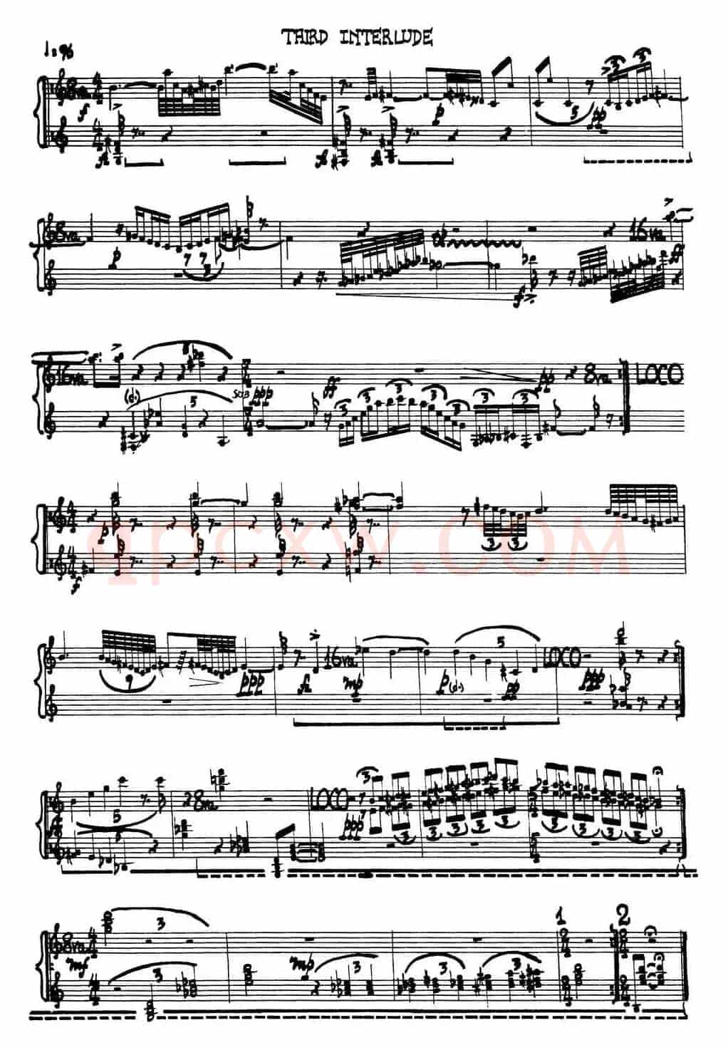 为加料钢琴而作的奏鸣曲与间奏曲(THIRD INTERLUDE)