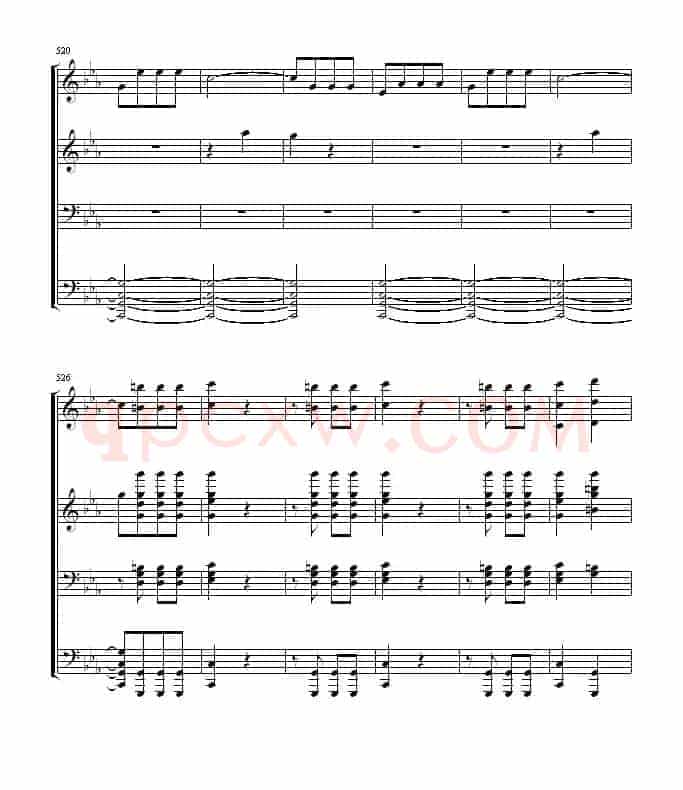 命运交响曲（四手联弹）