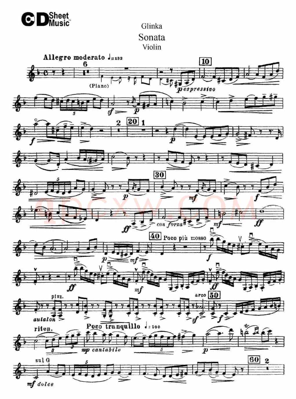 Gli<x>nka Sonata