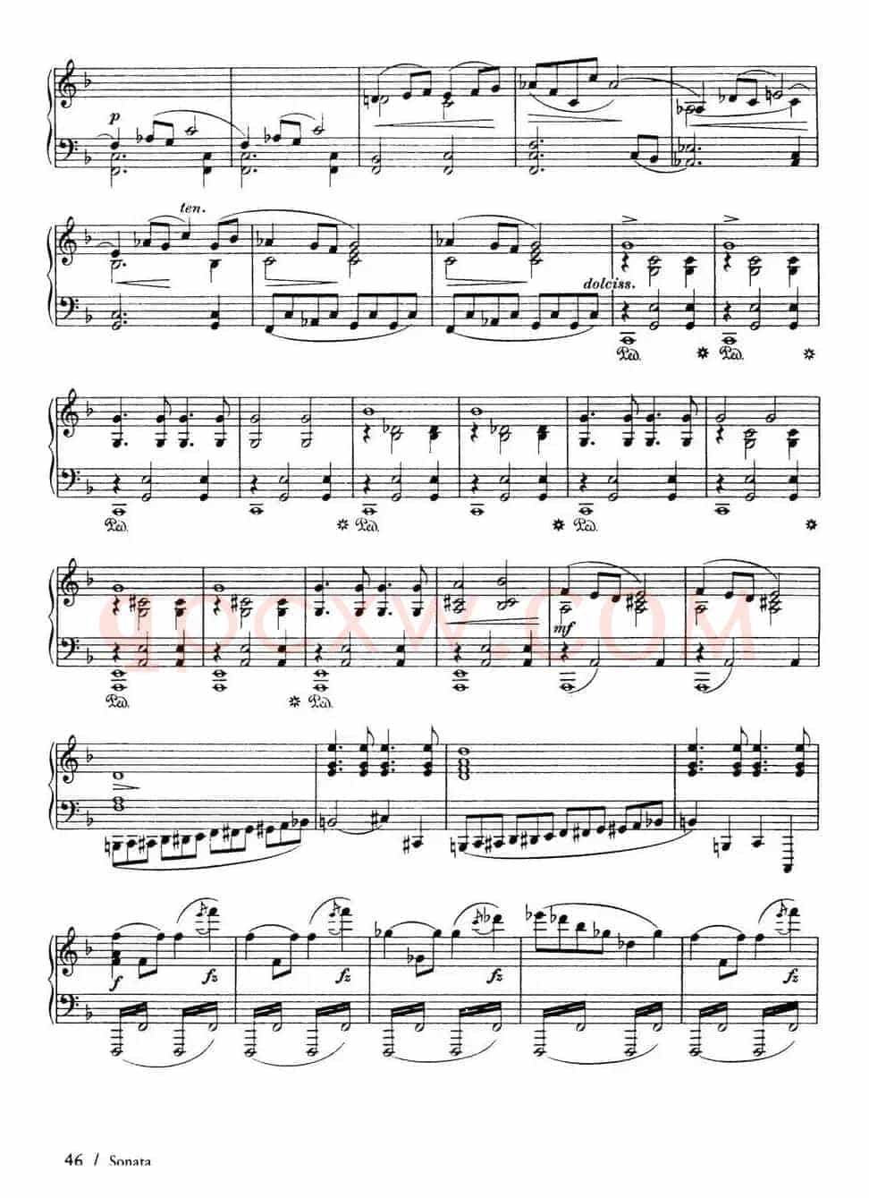 Piano Sonata in F Maj Op·12 （F大调钢琴奏鸣曲·第一乐章）