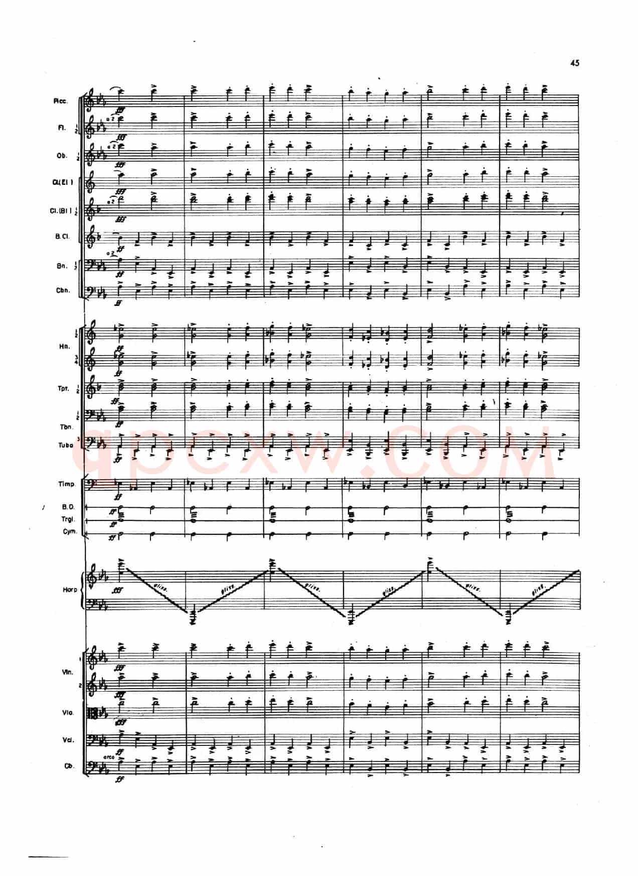 OVERTURE TO CANDIDE(《坎迪德》序曲)(交响乐总谱)