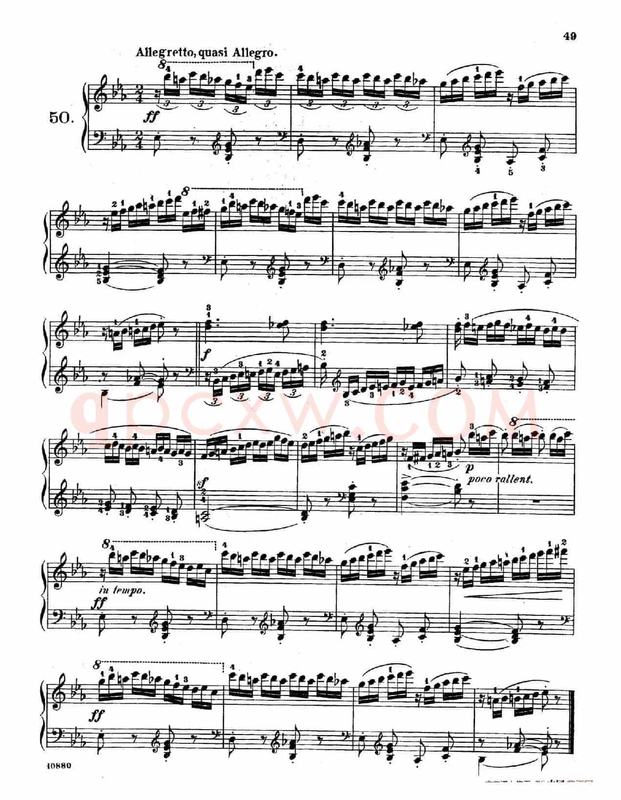 Etudes Enfantines Op.37（儿童钢琴练习曲 第46——50首）