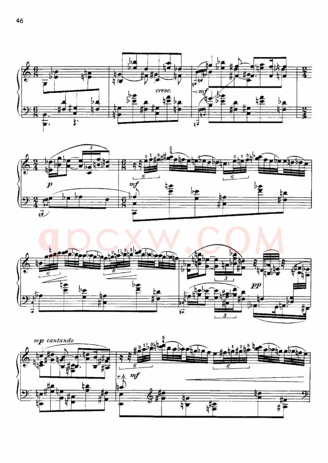 塞缪尔·巴伯 - 降e小调钢琴奏鸣曲 op.26 v.3