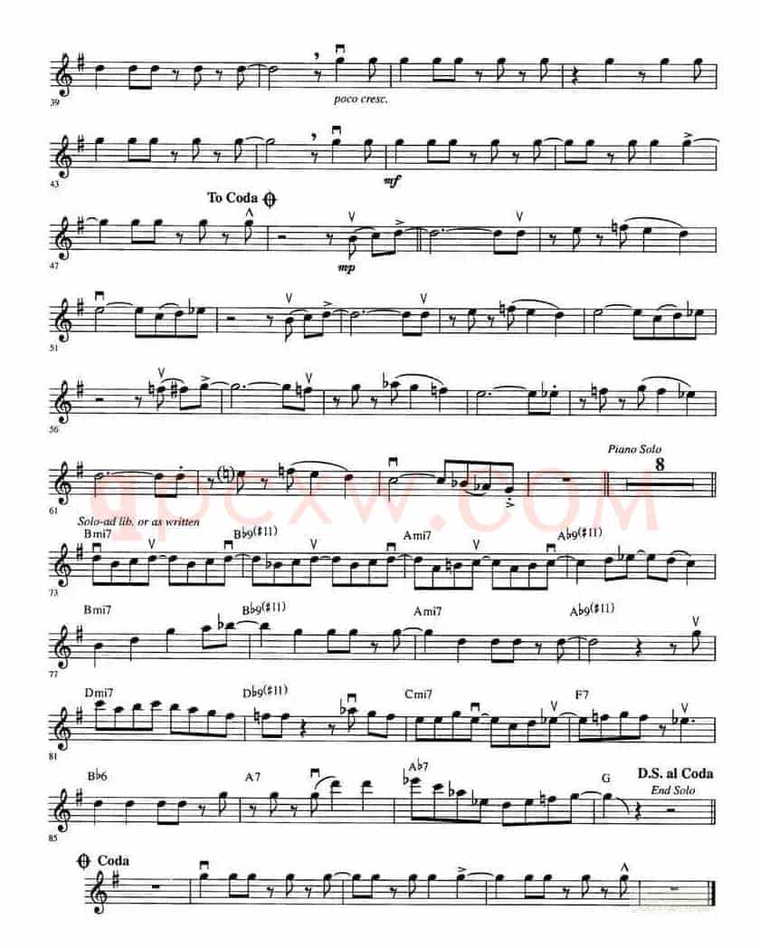 ONE NOTE SAMBA