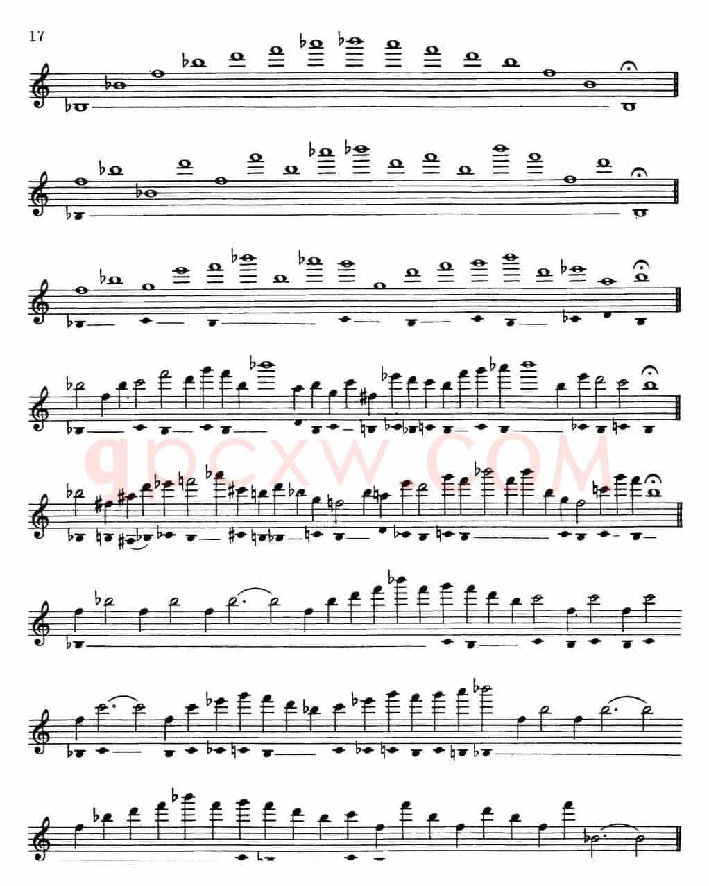 Top Tones For Sax（Methode）（萨克斯大小调音阶练习）