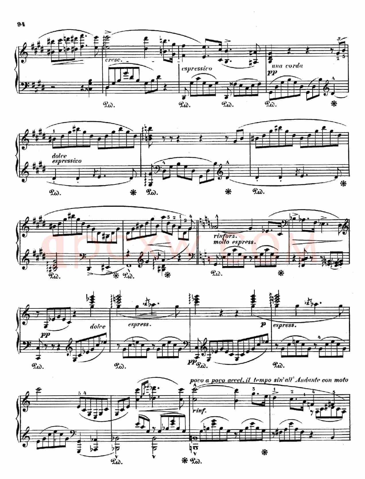 Orpheus S.98（第四交响诗）（钢琴独奏版）