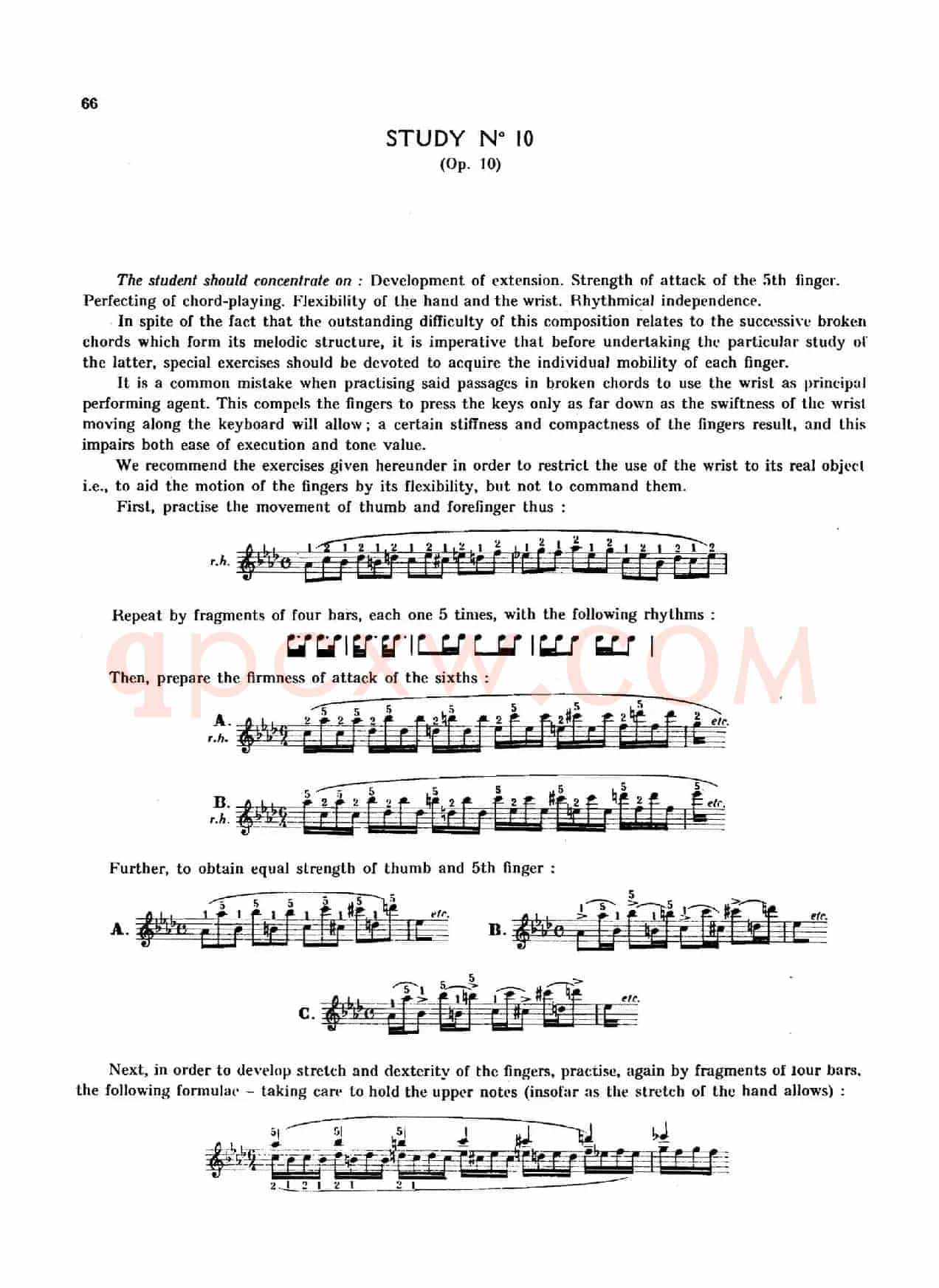 12 Etudes Op.10 柯尔托教学版（12首练习曲·10）