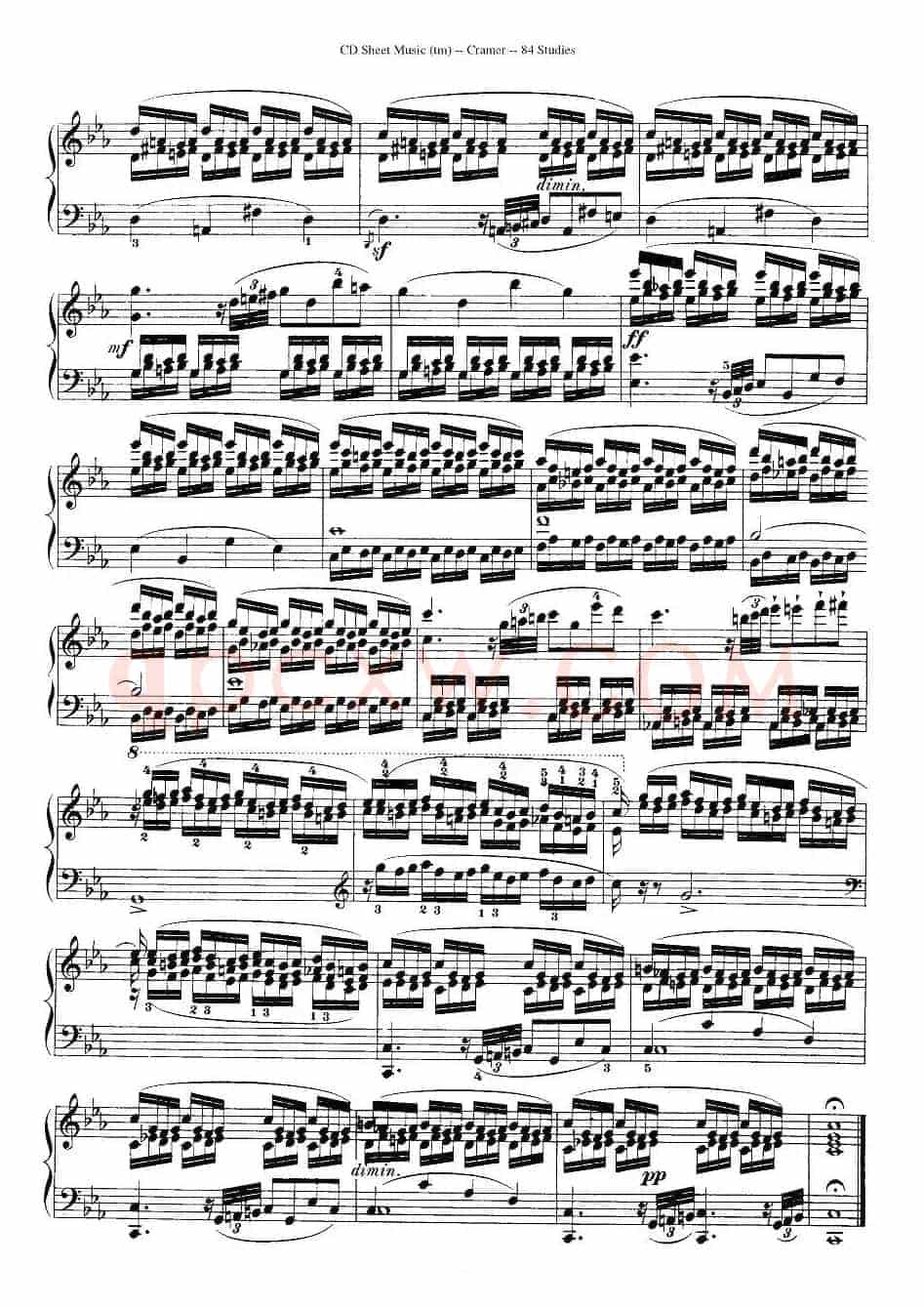 Cramer - 84 exercices（41—45）（克拉莫84首钢琴练习曲）