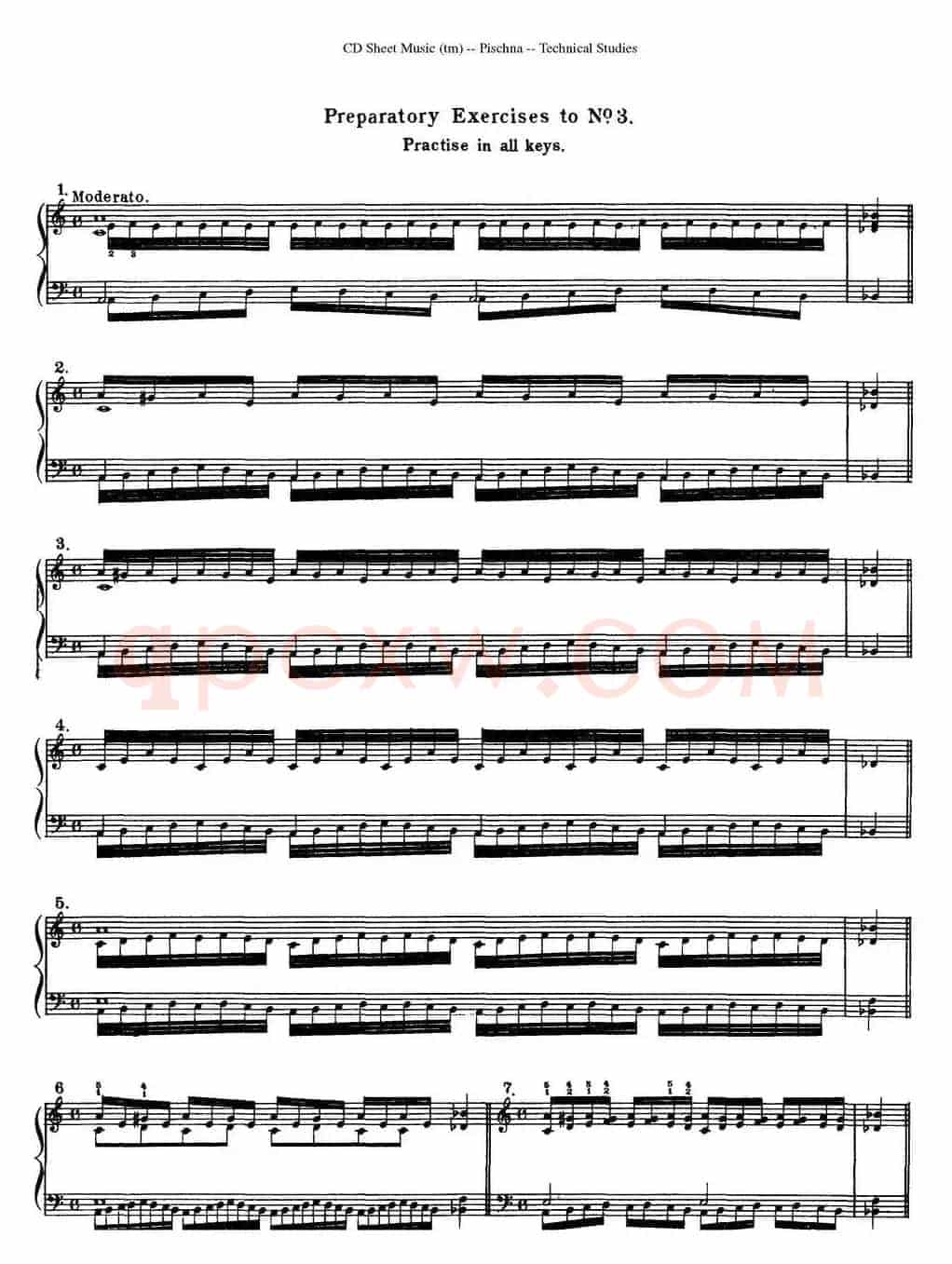 Technical Studies 60 Progressive Exercises (60首钢琴循序渐进练习曲 P1——10)