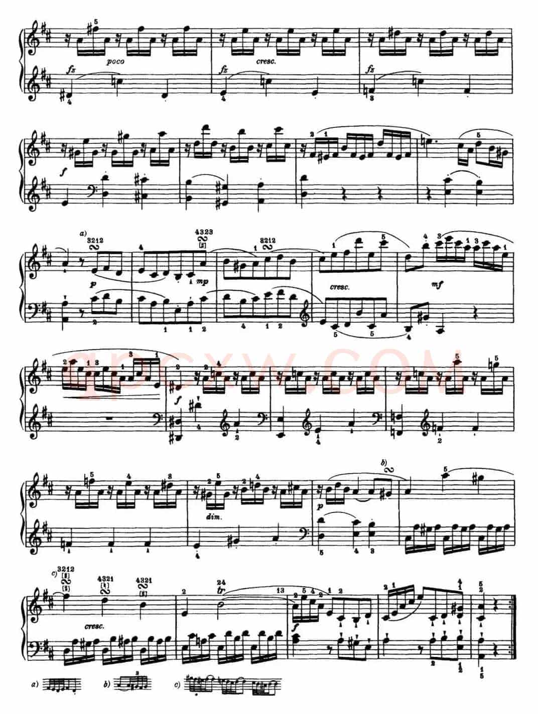 海顿 钢琴奏鸣曲 Hob XVI 24 in D major
