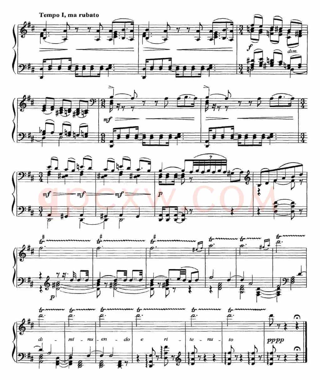 柴可夫斯基18首钢琴小品Op.72(5.Meditation)