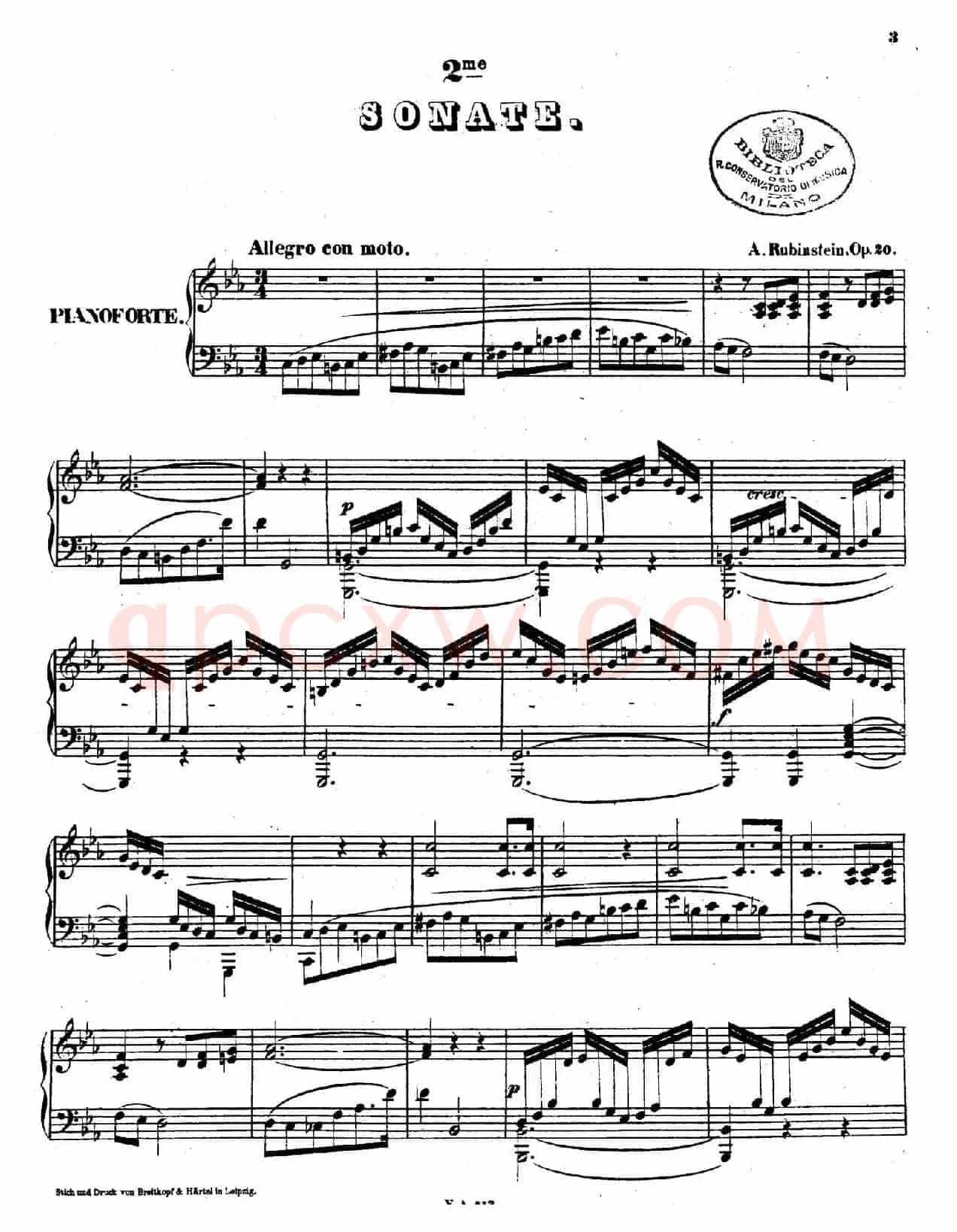 Sonata No.2 in c Minor Op.20(c小调第二钢琴奏鸣曲)