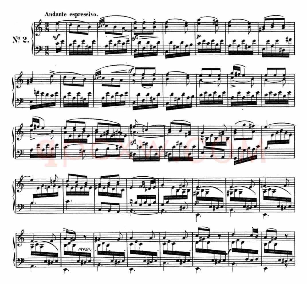 门德尔松无词歌Op.19（NO.2）