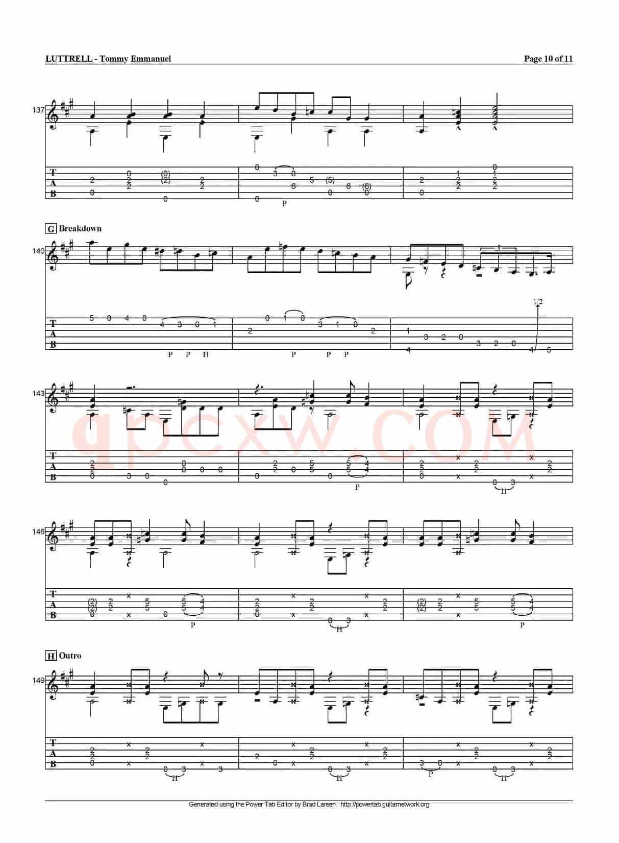 tommy emmanuel：luttrell（指弹吉他）