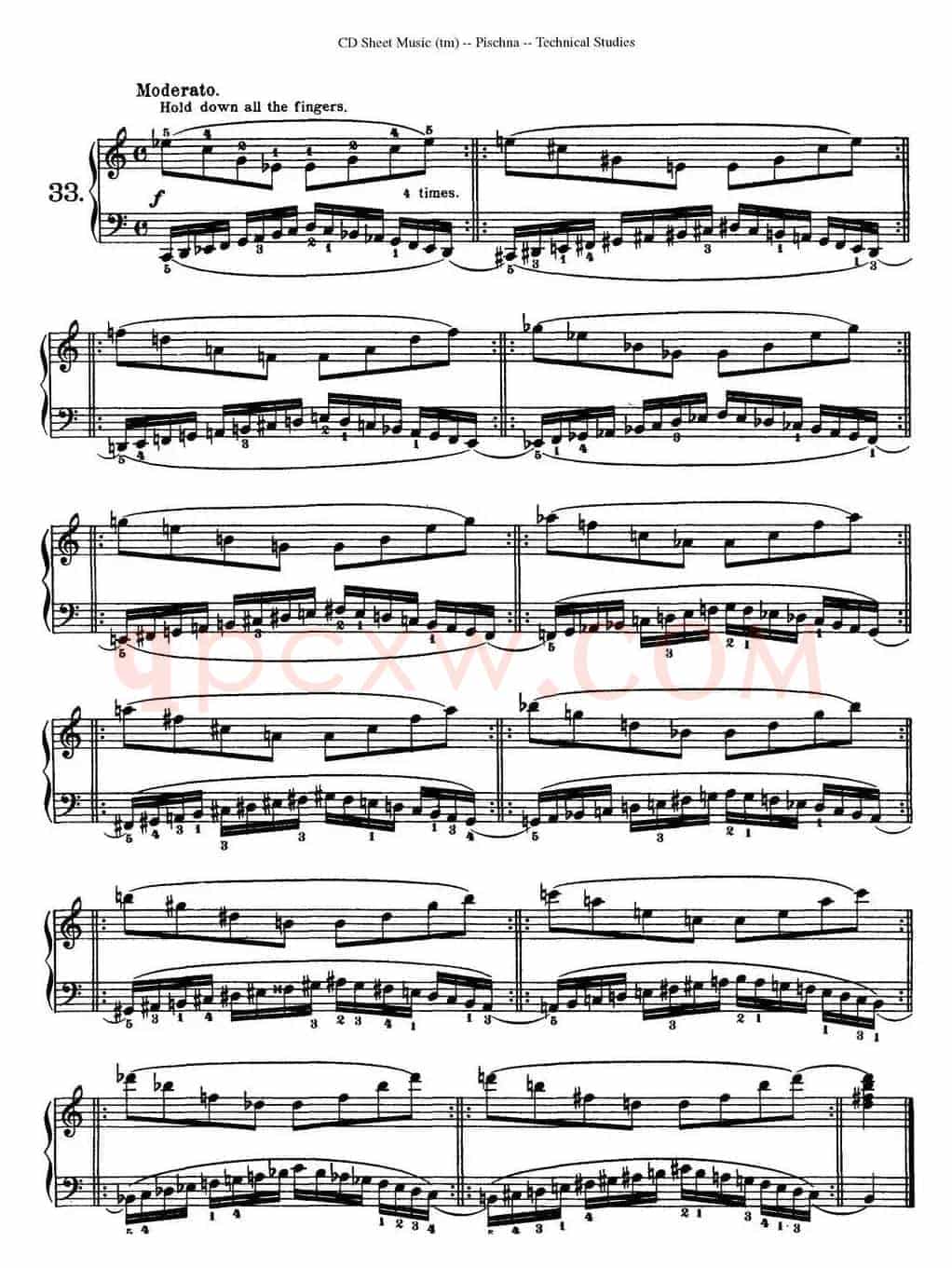 Technical Studies 60 Progressive Exercises (60首钢琴循序渐进练习曲 P41——50)