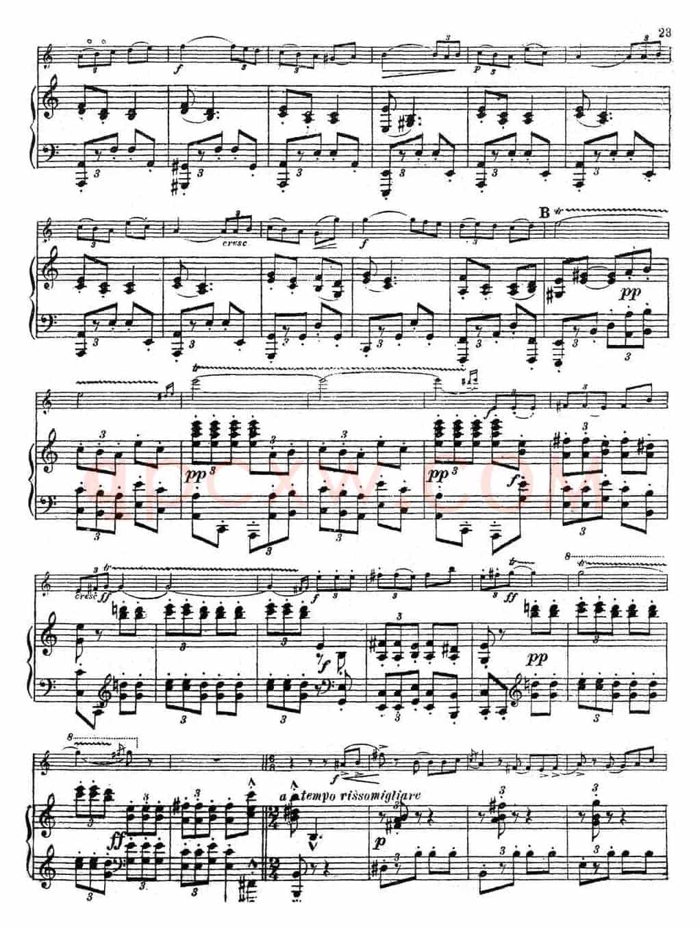 Symphonie EspagnoleOp.21，No.3（西班牙交响曲）（小提琴+钢琴伴奏）