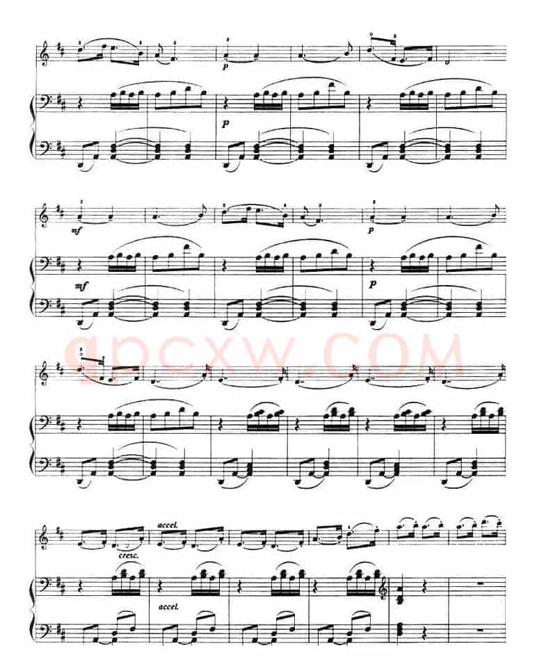 第一回旋曲(Rondo No.1、小提琴+钢琴伴奏)