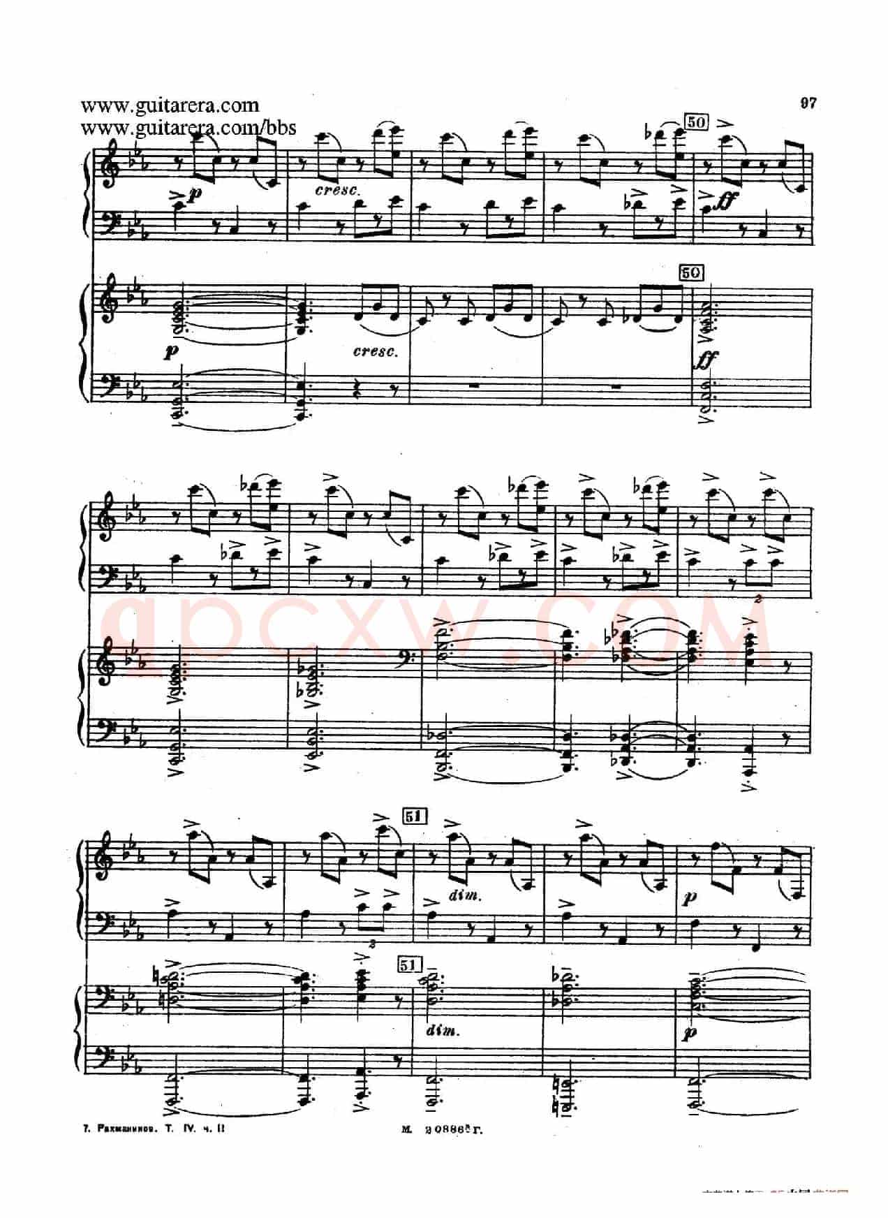 第二双钢琴组曲 Suite for Two Pianos No.2 Op.17(4. 塔兰泰拉舞曲 Tarantella)