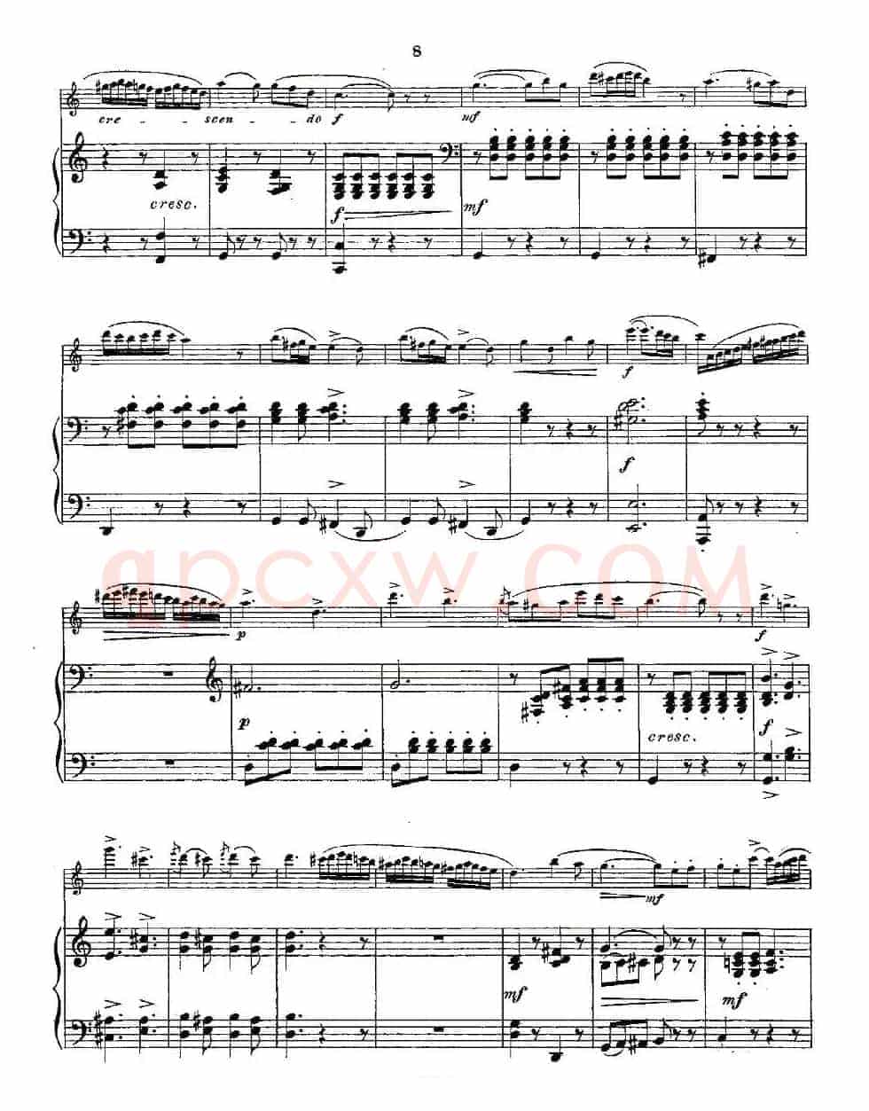 Opern-Transcriptionen.Op.45-7（长笛+钢琴伴奏）