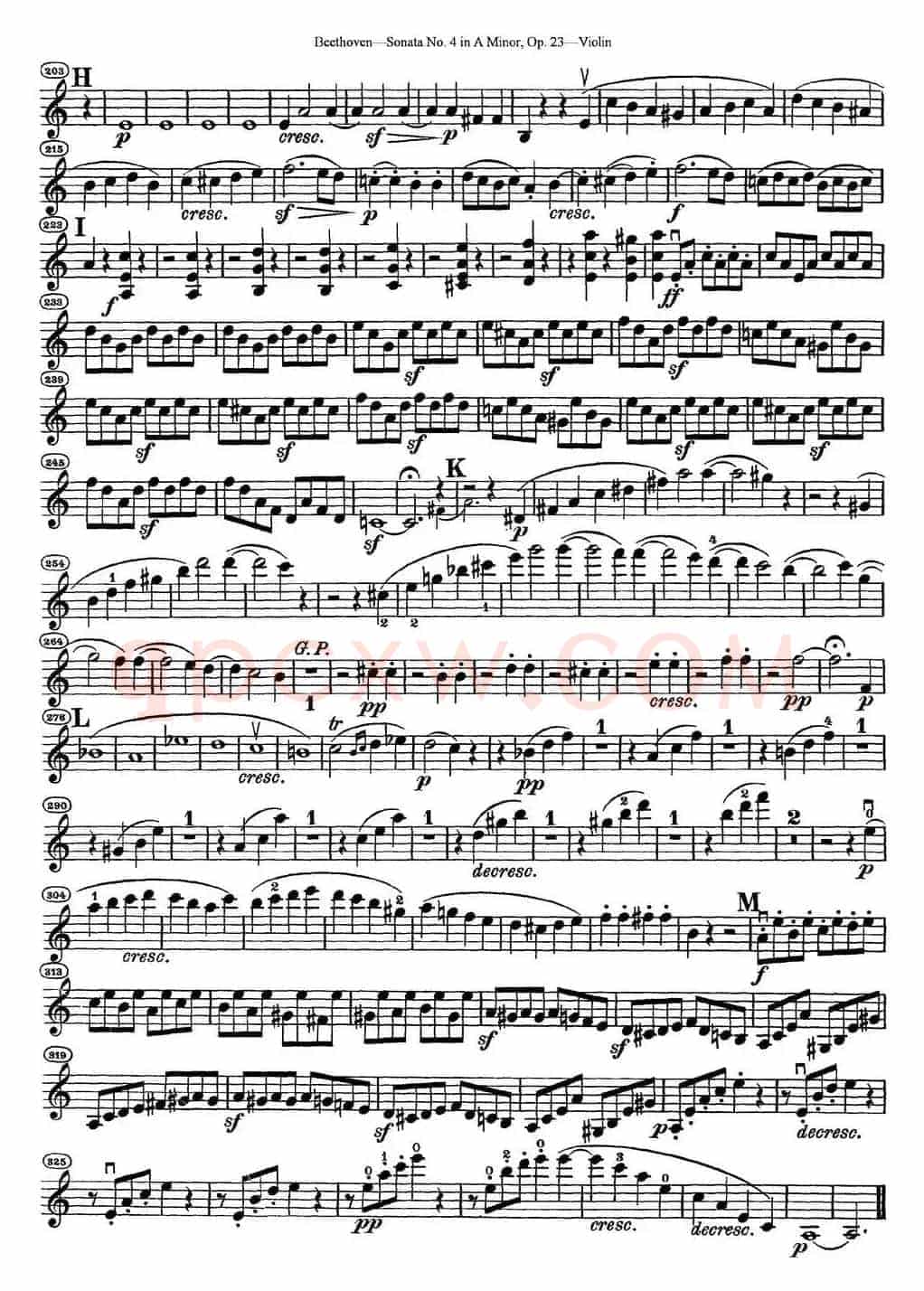 Violin Sonata No.4 in A Minor Op.23