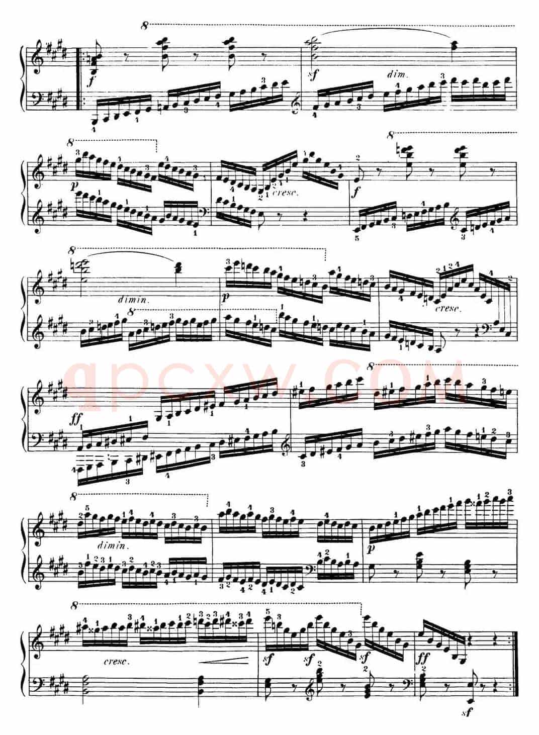 40首车尔尼Op.299钢琴快速练习曲（NO.33）
