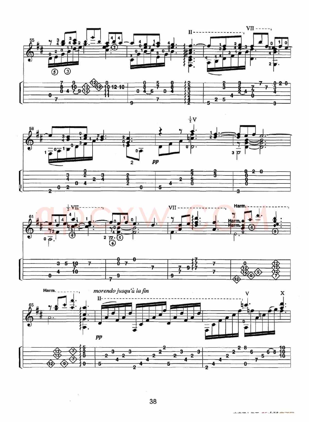 古典吉他：From the Dance（Clair de Lune）