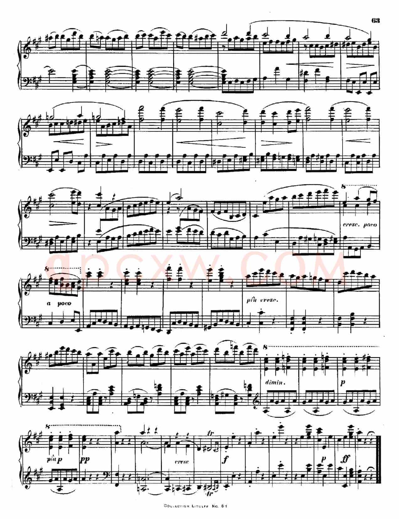 String Quartet No.15 in a Minor Op.132(a小调第十五弦乐四重奏·钢琴独奏版)