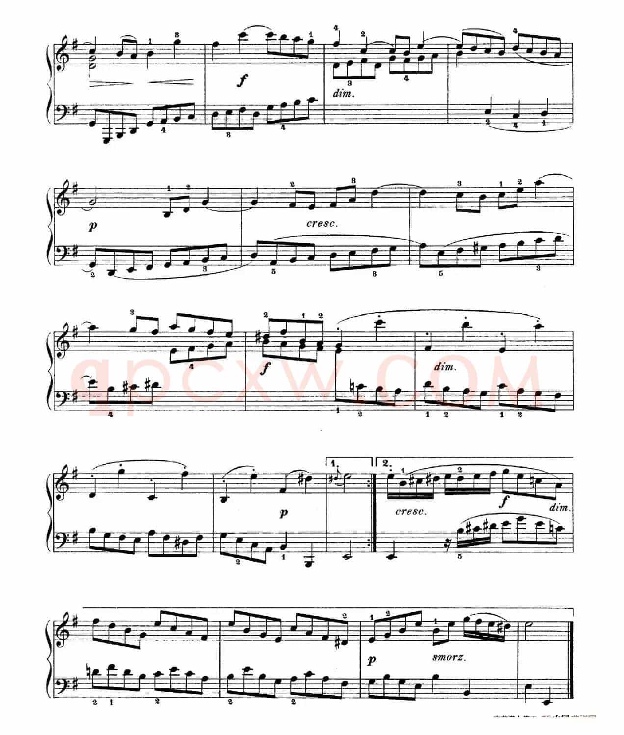 Six Partitas BWV 825-830（6首帕蒂塔·6）