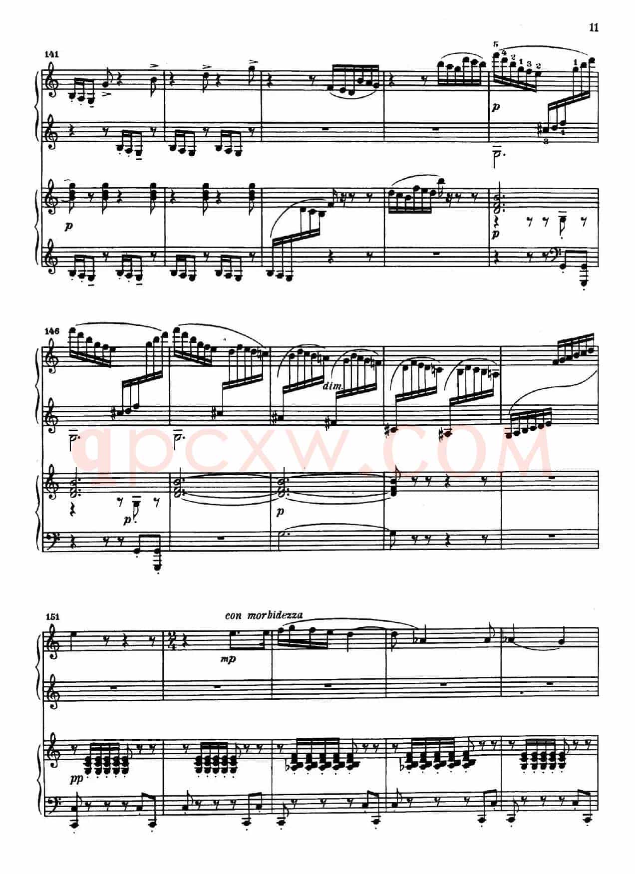 Introduction et Rondo Capriccioso Op.28(引子与随想回旋曲·双钢琴)